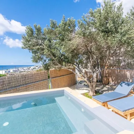 With View Of Agios Ioannis And Pool With Jacuzzi 圣约阿尼斯