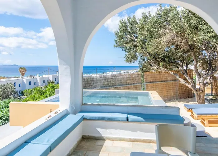 With View Of Agios Ioannis And Pool With Jacuzzi Apartment